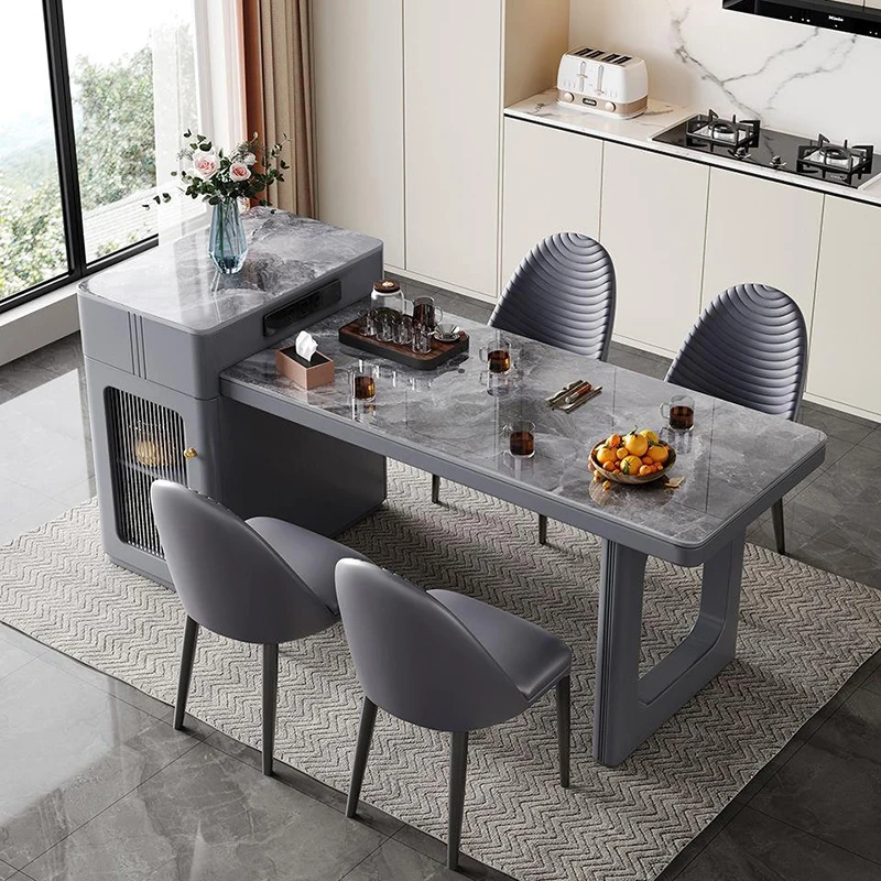 

-+-Functional Italian Dining Tables High Extendables Nordic Modern Dining Tables Kitchen Restaurant Mesas De Comedor Home Furnit