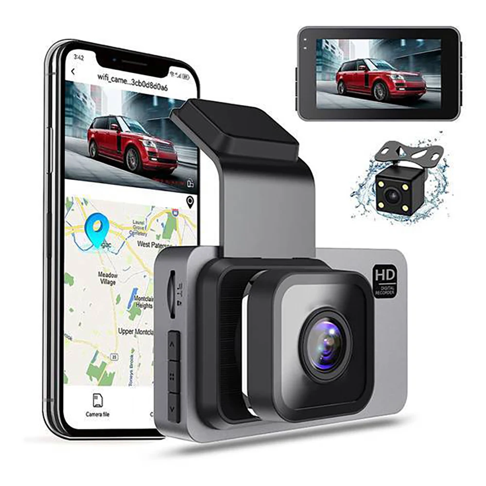 Dash Cam Wifi Gps C…
