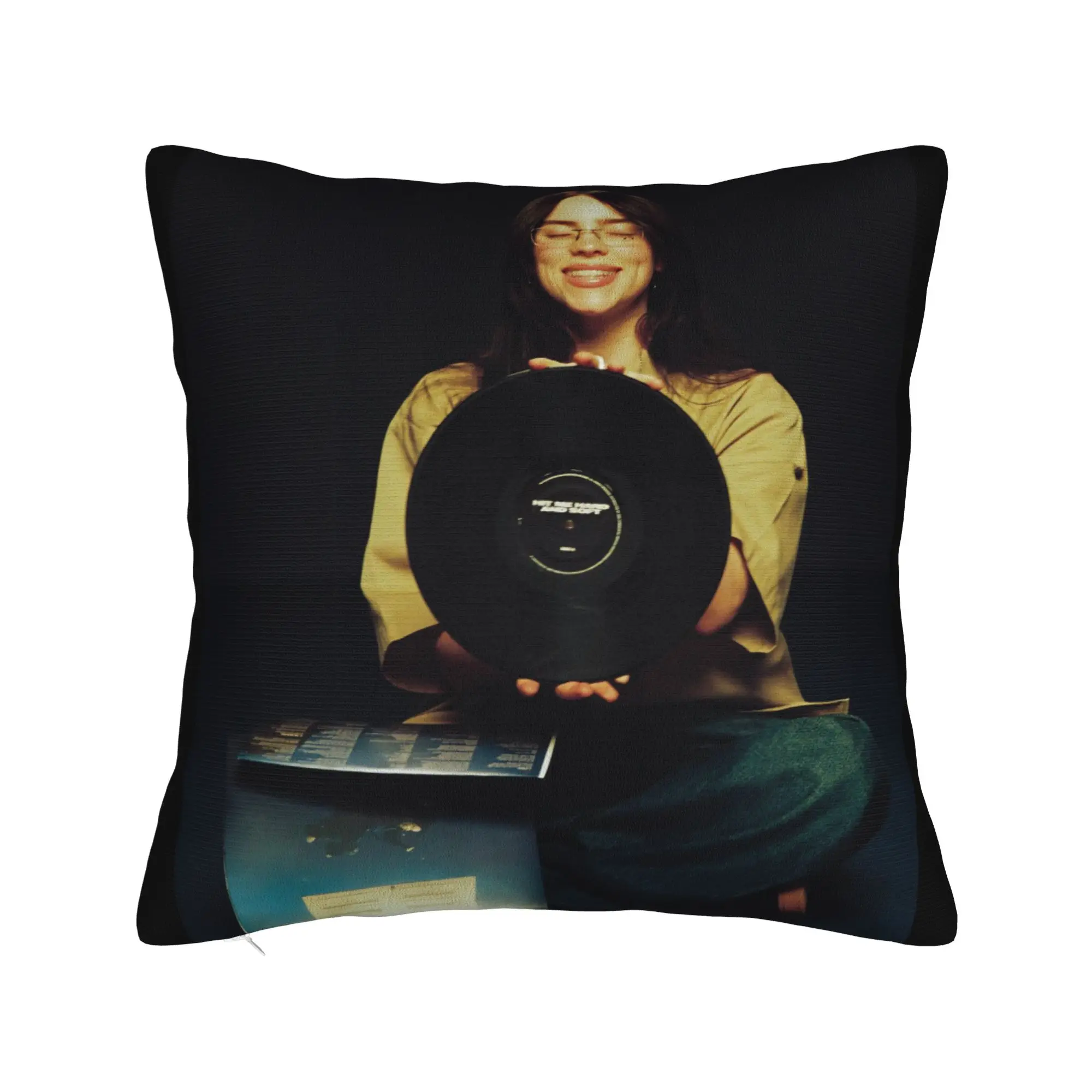 Billies Hit Me Hard And Soft Pillowcase Printed Fabric Cushion Cover Decorative  Pillow Case Cover Home Zipper 45X45cm