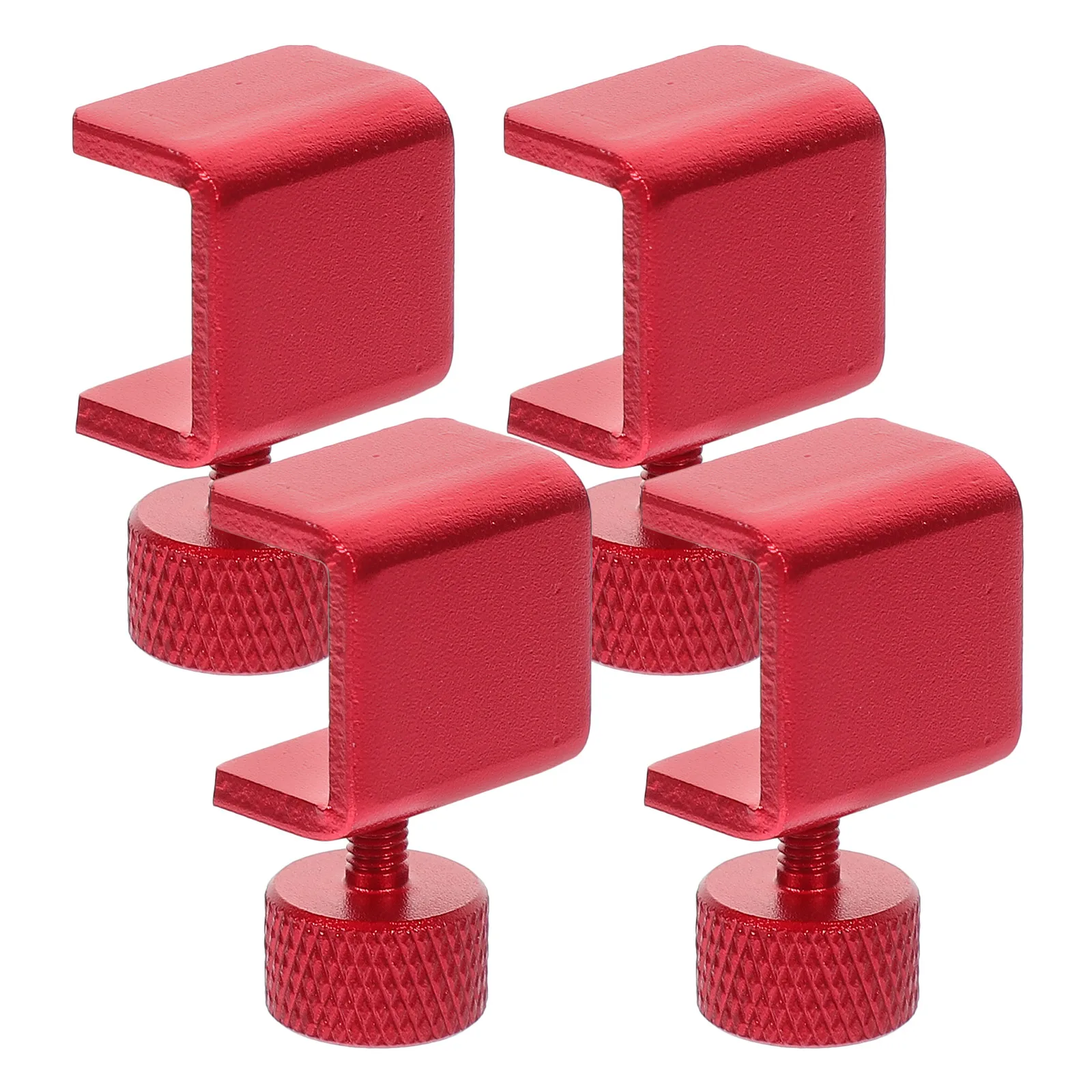 

Adjustable Aluminum Alloy Printer Bed Clips Red Fastener Glass Fixing U-Shaped Design Easy Installation Printing Accessories