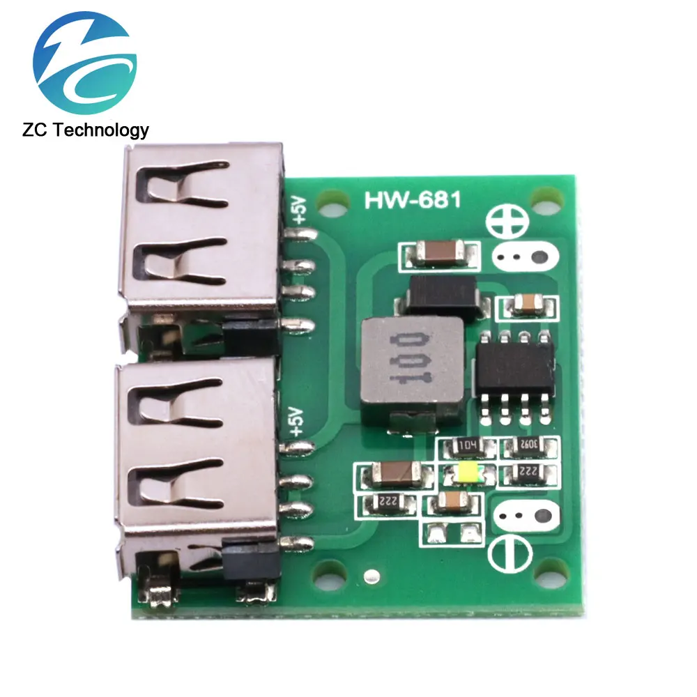 1/5/10PCS 9V 12V 24V to 5V DC-DC Step Down Charger Power Module Dual USB  3A Car Charge Charging Regulator 6-26V