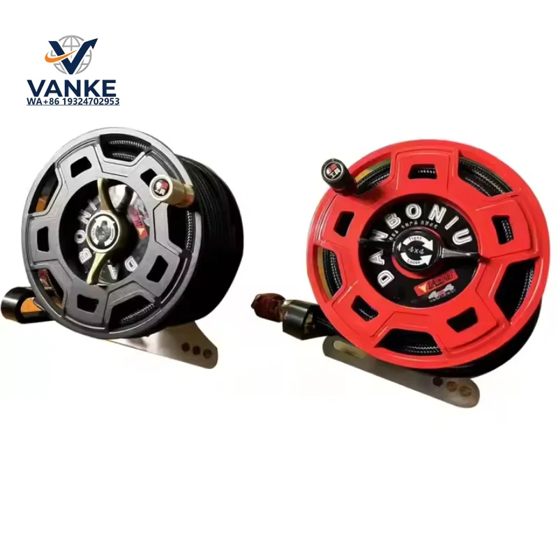 Durable Off-Road Air Pump Hose Reel: Storage Solution for 4x4 Adventures