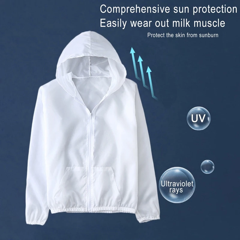 Outdoor Sun Protection Jackets Lightweight Breathable Women Windbreaker Quick-Drying Comfortable Cycling Fishing Sunscreen Shirt