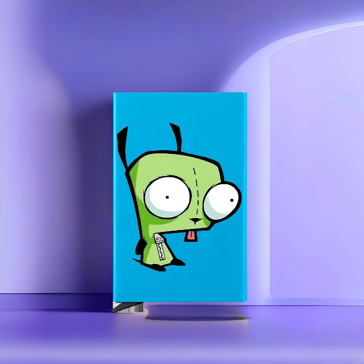 GIR Invader Zim 2026 新しいスタイルのファッションプリントカードケース さまざまなカラーオプション 使いやすい コンパクトで日常のニーズに最適