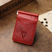 Men's Short Genuine Leather Clutch Gold Clutch Coin Purse Multifunctional Cowhide Card Bag Leather Wallet New