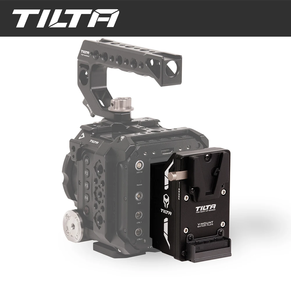 Tilta TA-ABP-G V Mount Battery Plate For Z CAM Cameras Sony L Series to V-Mount Adapter Battery Plate