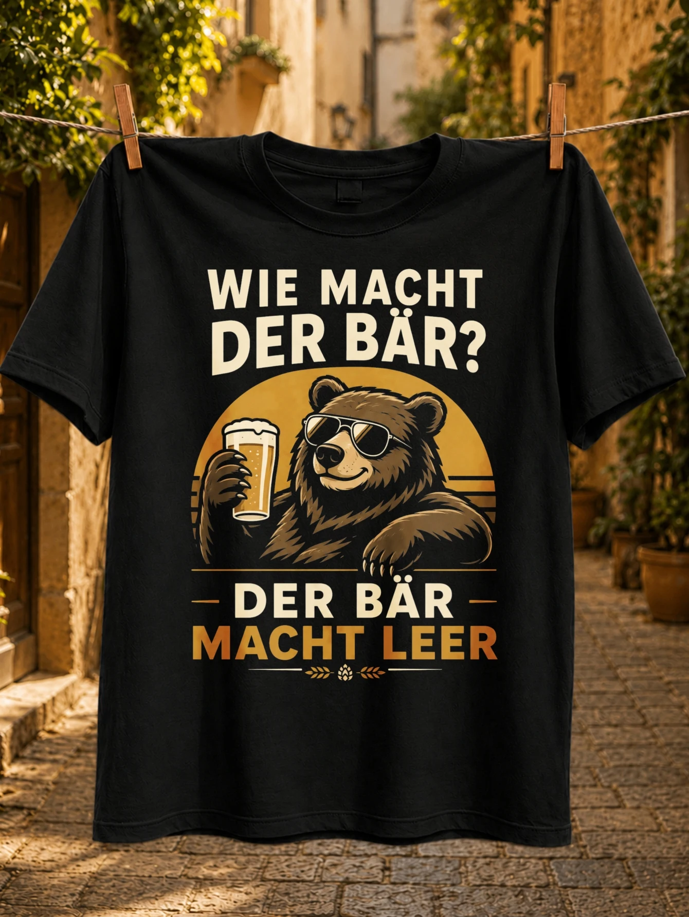 Ich Flustere Nicht Wild Boar Fart Joke Laughing cartoon wild boar with smoke puff bold orange green  Unisex All T-Shirt