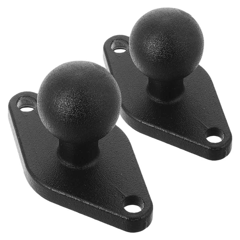 

2pcs Motorcycle Navigation Bracket Ball Base For Phone Holder Mirror Mount Adapter Scooter Handlebar Mount Road Bike Accessories