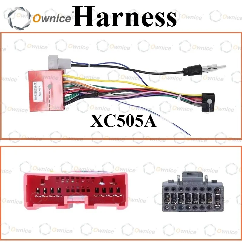 Ownice Car Radio Cable 16-pin Power Wiring Harness Android Head Unit Connector for Mazda 323 CX-5 for Mazda 2 RX-8 2002 - 2015
