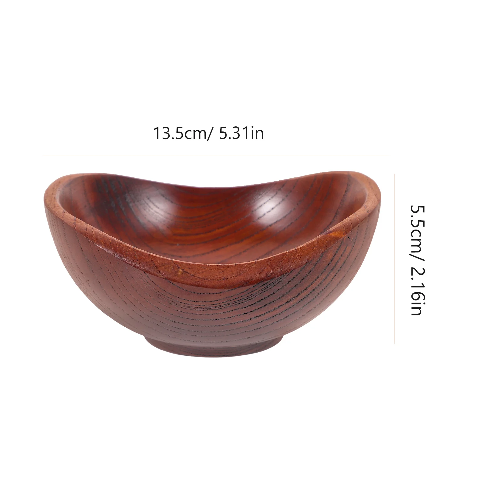 Yuanbao Wooden Bowl Ingot Snack Fruit for Kitchen Counter Bowls Decor Small Food