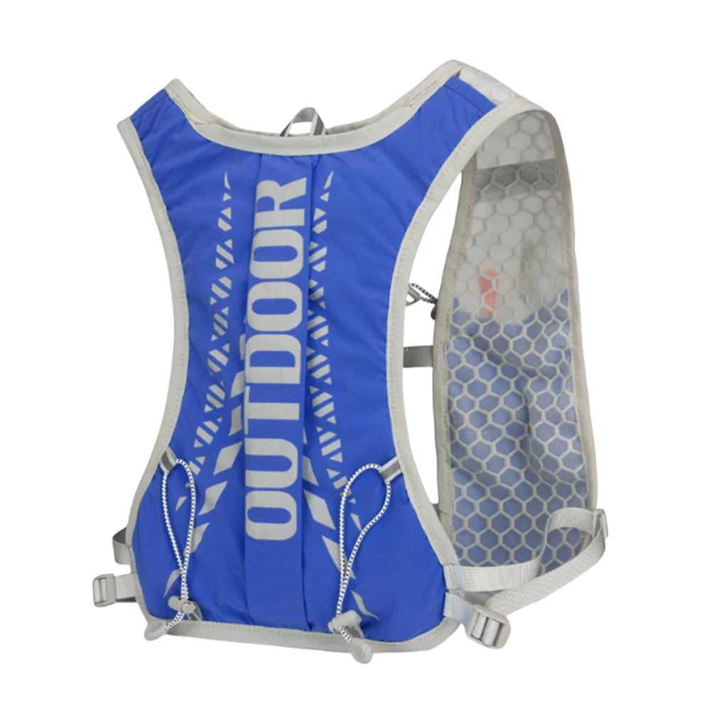 5L Cycling Backpack Large Capacity Hydration Backpack Breathable Hiking Nylon Pouch Marathon Cross-Country Running Backpack