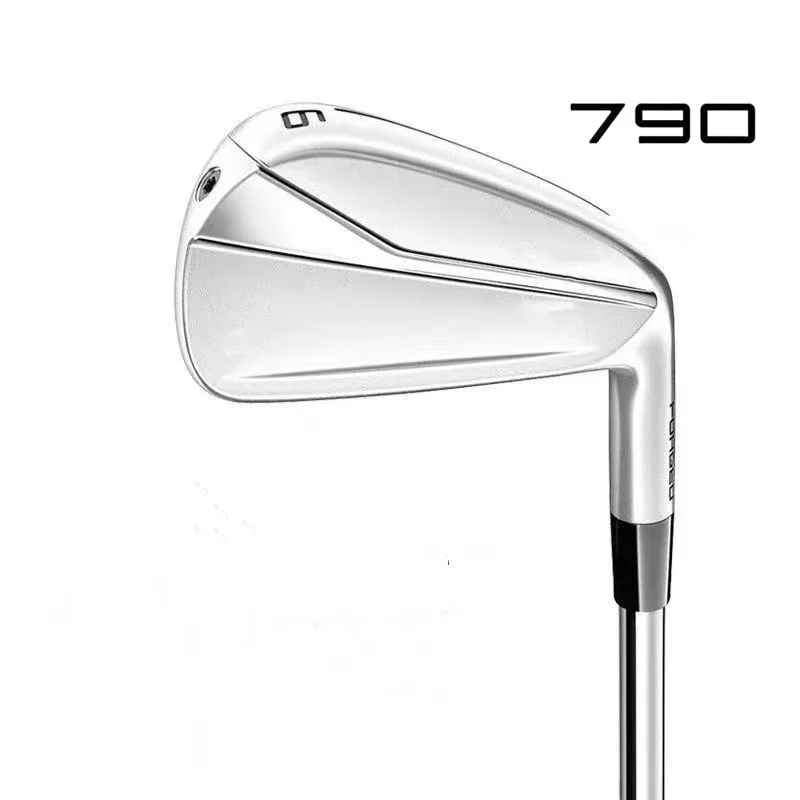 Nowe żelazka golfoweP790 Irons zestaw kijów golfowych 3. generacji srebrna wycieczka na duże odległości kute puste wzornictwo męskie żelazka kompletny zestaw