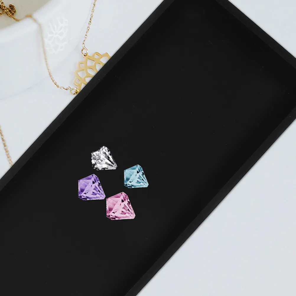 

Набор из 3-х нескользящих силиконовых прямоугольных поддонов для ванной комнаты: органайзер для мыла и губок, многофункциональный лоток для туалетного столика