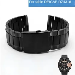 For Diesel Dz4318 Dz4323 Dz4283Solid Stainless Steel Watch Strap Waterproof Sweet-Proof Comfortable To Wear Watchband Male 26mm