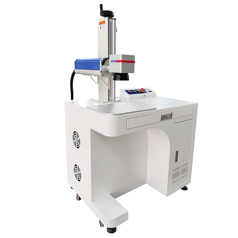 White Industry Marking Machine White Desktop Engraving Machine Max Desk Fiber Machine On Sale