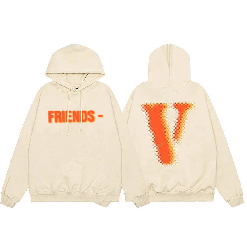 New Limited Edition V-shaped Sweatshirt New Spring and Autumn Style Hooded American High Street for Both Men and Women