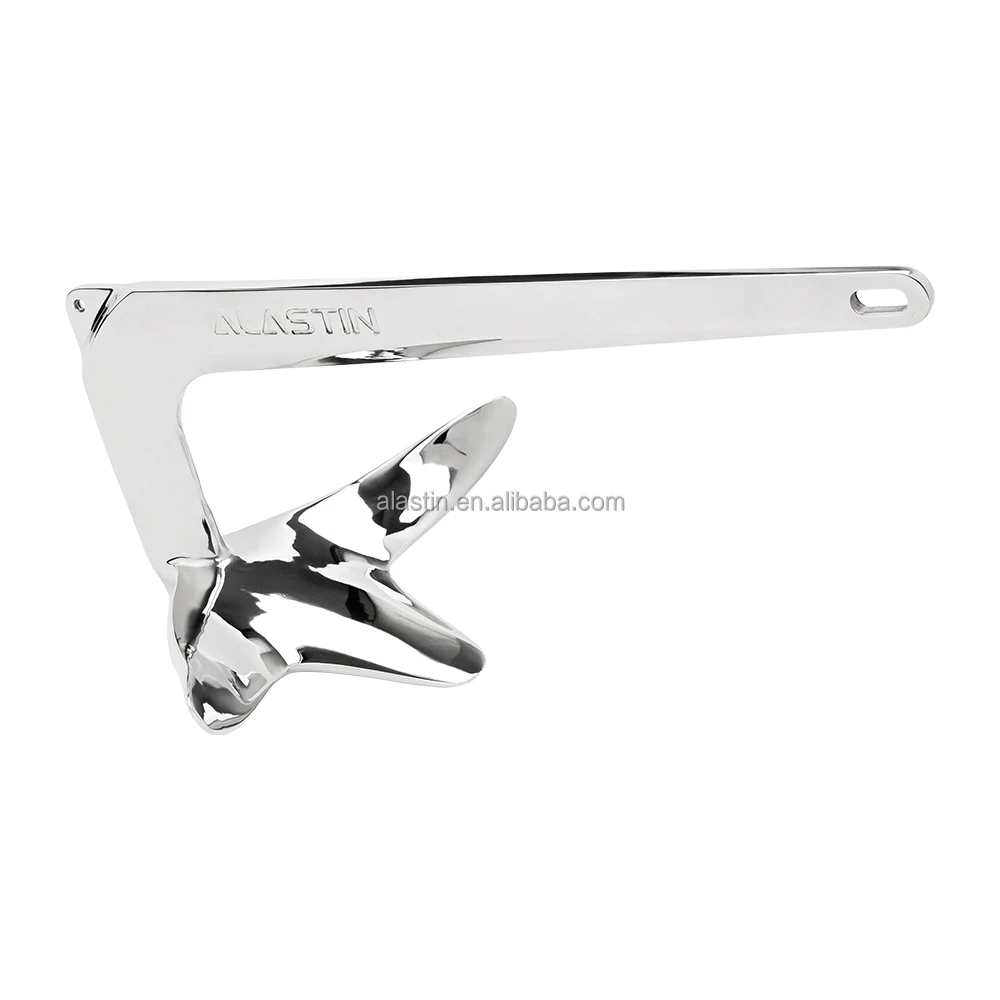 Marine Hardware Bruce Anchor Boat Anchor 1-80Kg AISI316 Stainless Steel Claw Anchor