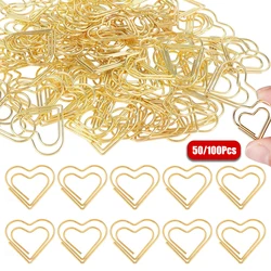 Heart Paper Clips Small Paper Clips Office Supplies Paper Clamps Wedding Decor Scrapbooking Note Sorting Organizing Paperclips