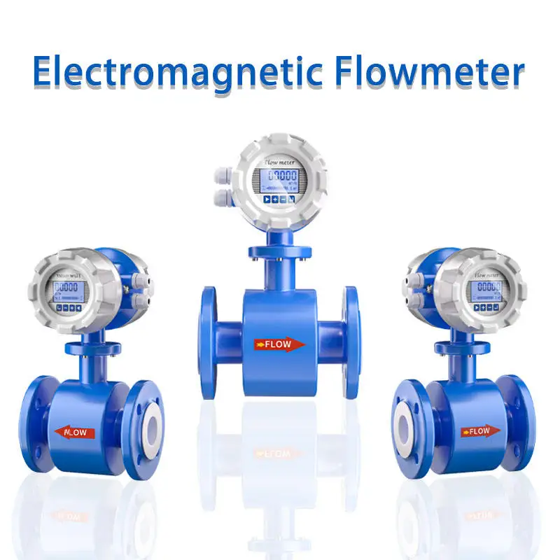 Remote Real-time Industrial Process Monitoring Electromagnetic Flow Meter for Hazardous Areas Corrosive Liquid Flowmeter