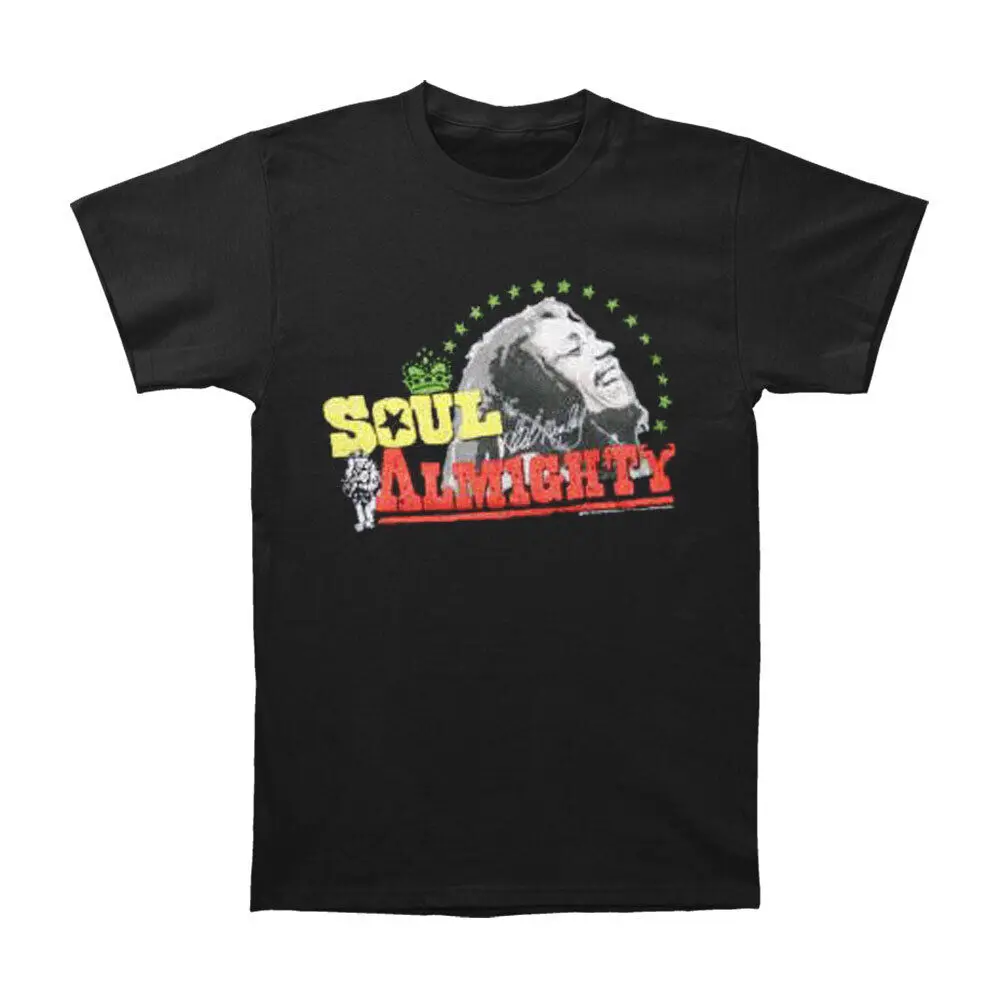 Men's Bob Marley Soul Almighty T shirt Medium Black