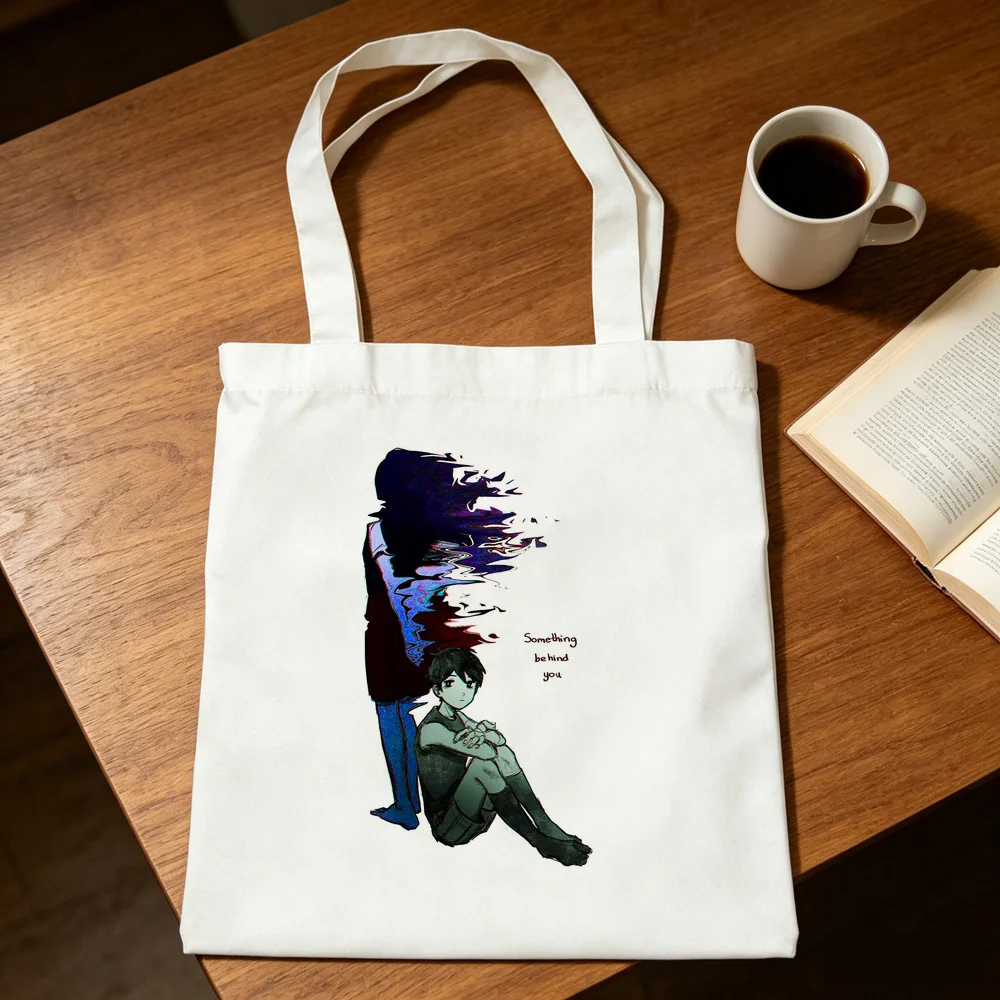 Omori tote bag personnalisable torba na zakupy sac cabas shoulder  foldable femme