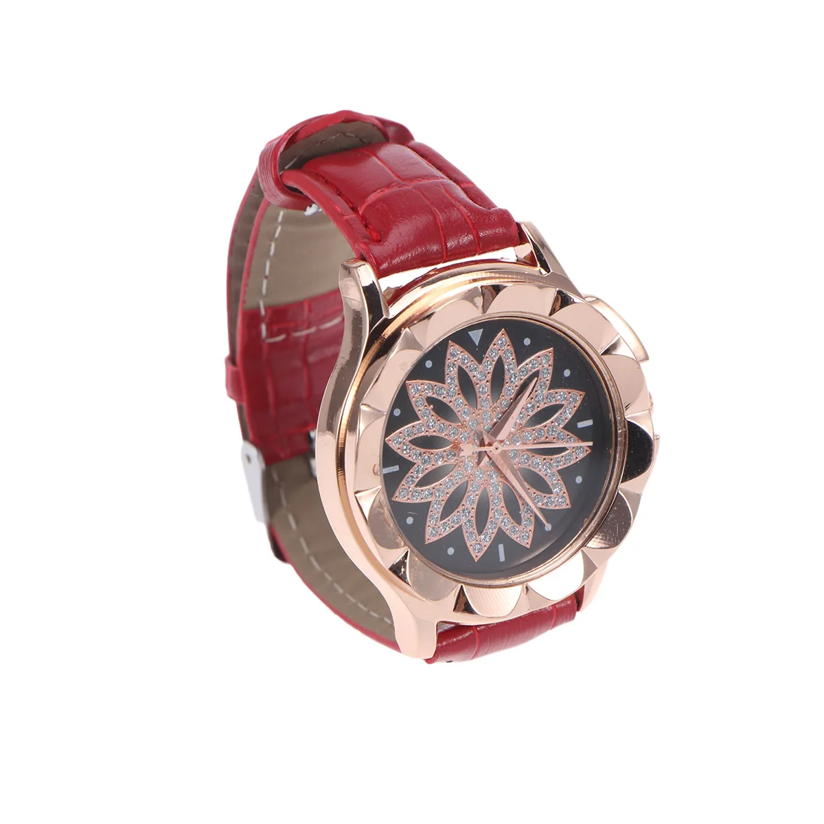 

Quartz Watch for Women White Wristwatch Rhinestone Ladies Fashion Durable Elegant Gift Birthday New Year Thanksgiving Day