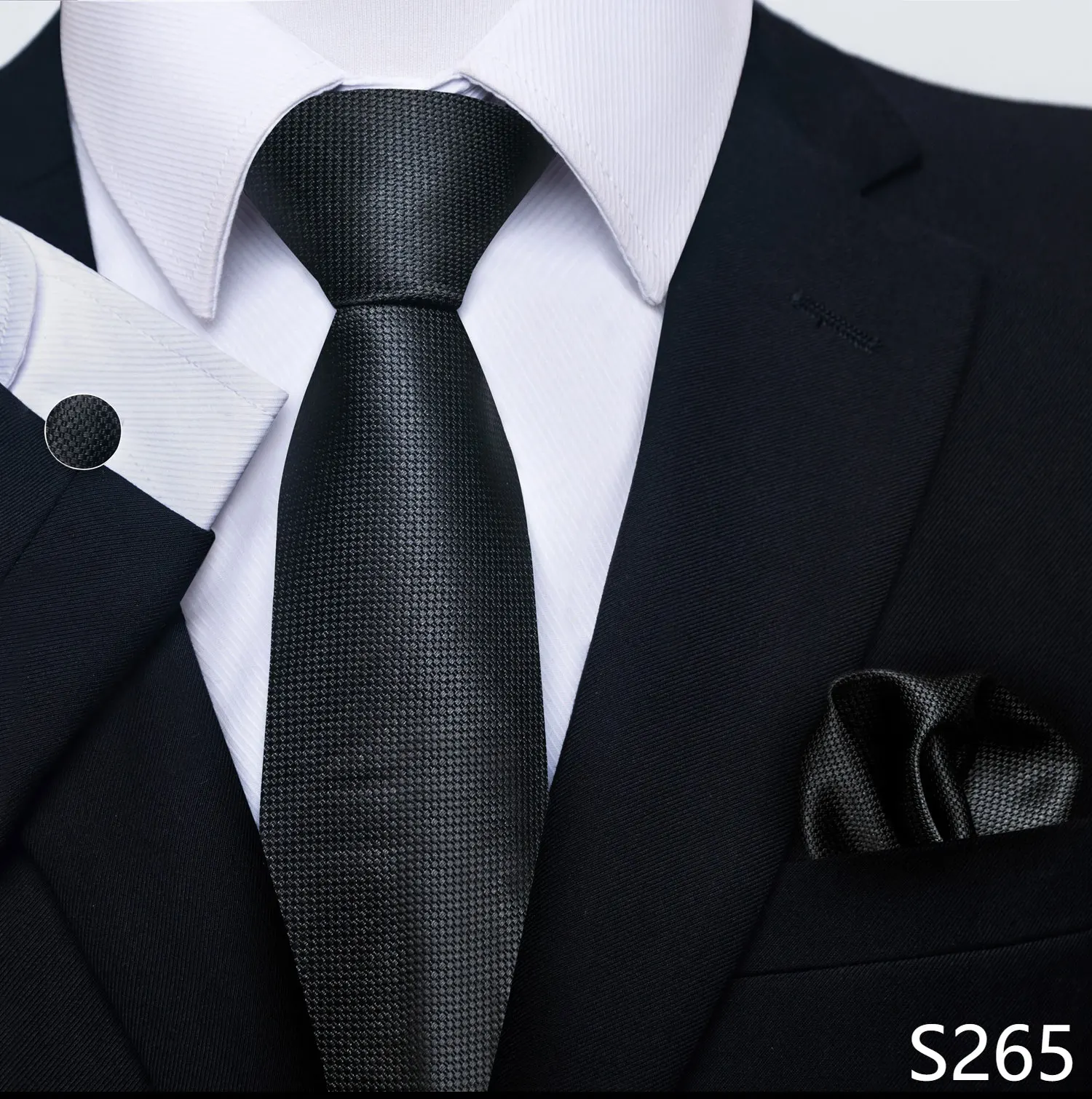 Neue Stil Mode Marke Krawatte Für Männer Grün Floral Krawatte Einstecktücher Manschettenknöpfe Set Krawatte Anzug Zubehör Fit Formale Party – Detail 18