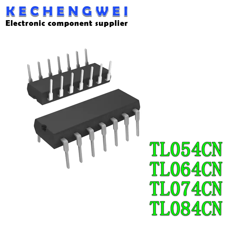 10PCS TL074CN DIP14 TL074 DIP 074CN DIP TL064CN TL084CN TL074 TL064 DIP-14