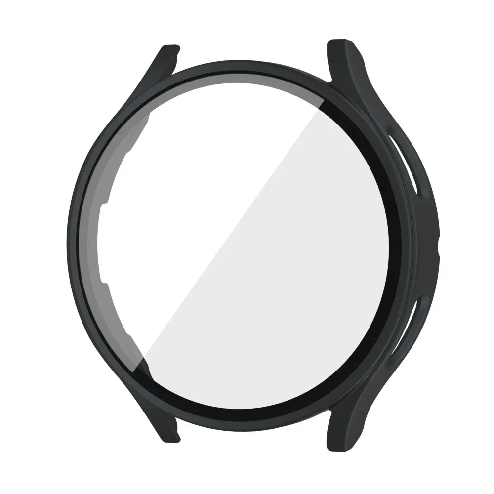 Plastikowe szkło + etui do Samsung Galaxy Watch 7 44 mm 40 mm pokrywa + osłona ekranu do Galaxy Watch FE 4/5/6 44 mm 40 mm matowa obudowa