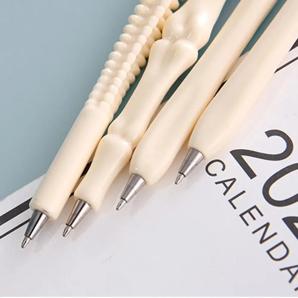 5 szt. Długopisów typu 1.0 z kością, niebieski tusz, długość 14,7 cm, długopisy szkolne w kształcie kości, długopis biurowy w kształcie kości.