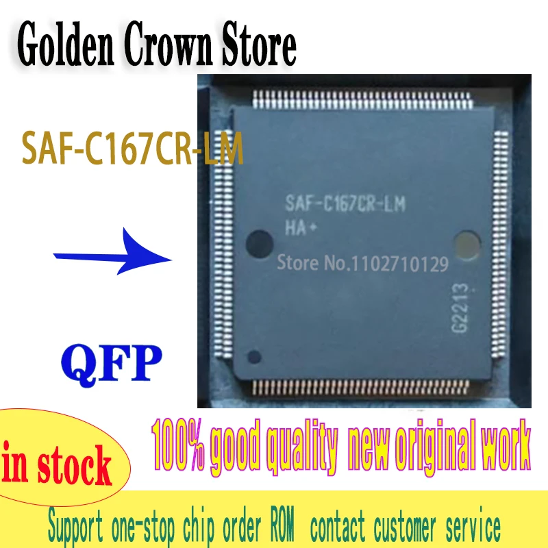 1PCS/lot SAF-C167CR-LM QFP-144 SAF-C167CR QFP144 SAF-C167 work New original In Stock