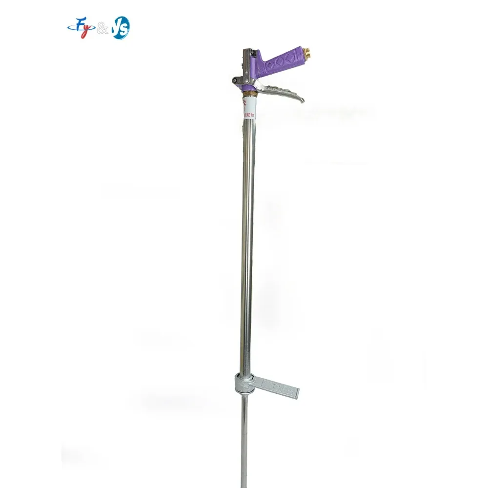 Upgraded 100cm Stainless Steel Liquid Fertilizer Applicator Gun, 8‑Hole Water‑Soluble Fertilizer Injector Durable Farm Tool