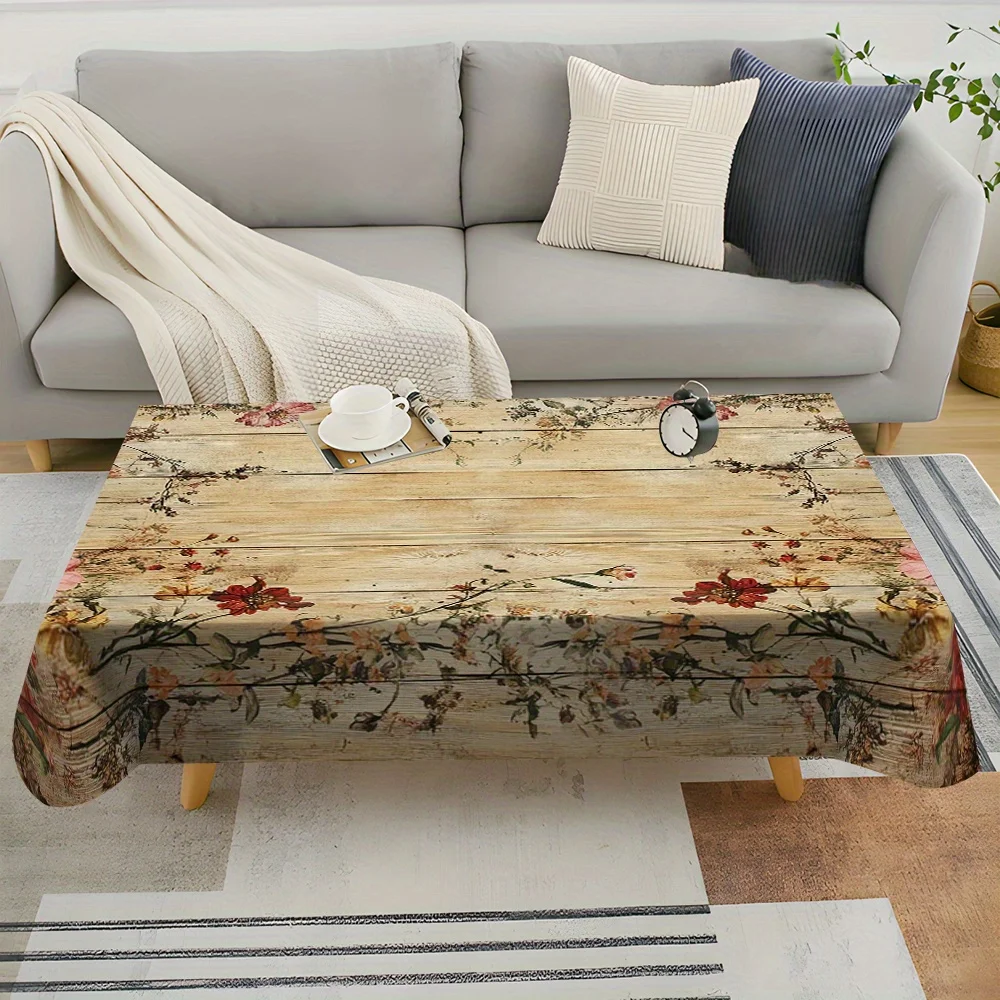 VIKAMA Warm Multi functional Home Decoration Tablecloth Natural Flower Table Arrangement Reading Corner Decoration