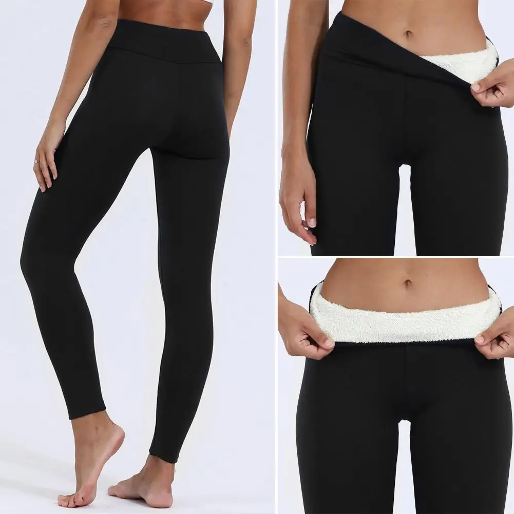 Women Leggings Autumn Winter Slim Elasticity Basic High Waist Legging Simple Korean Fashion Youth Streetwear Plus Velvet Thicken