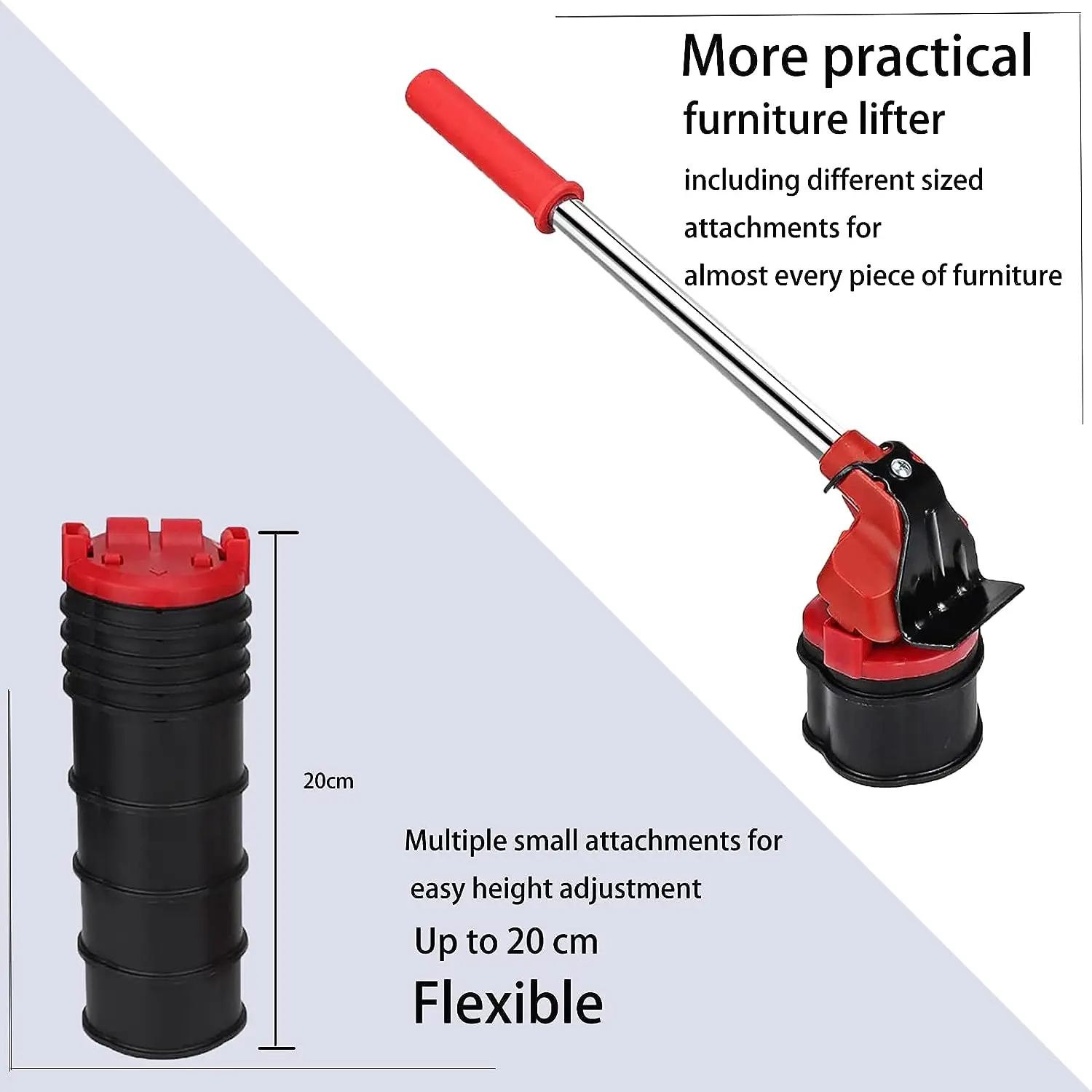 Imagem -06 - Heavy Duty Furniture Lifter Tool Slides e Appliance Rollers Mover Facilmente Sofás e Frigoríficos Mobility Tool 13 Pcs