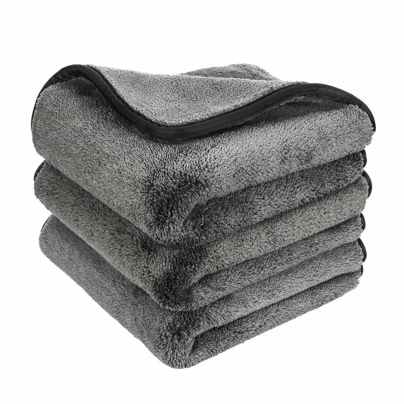 1200GSM Car Wash Microfiber Towel Car Detailing Micro Fiber Rag Car Cleaning Drying Auto Washing Cloth Car Winter Accessories