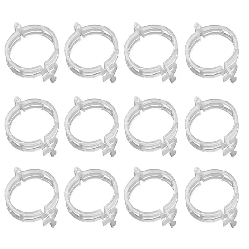 

ABJJ 1200 шт. безопасный пластиковый зажим для растений пластиковые решетчатые зажимы зажимы для поддержки растений виноградная лоза овощи зажимы для крепления растений