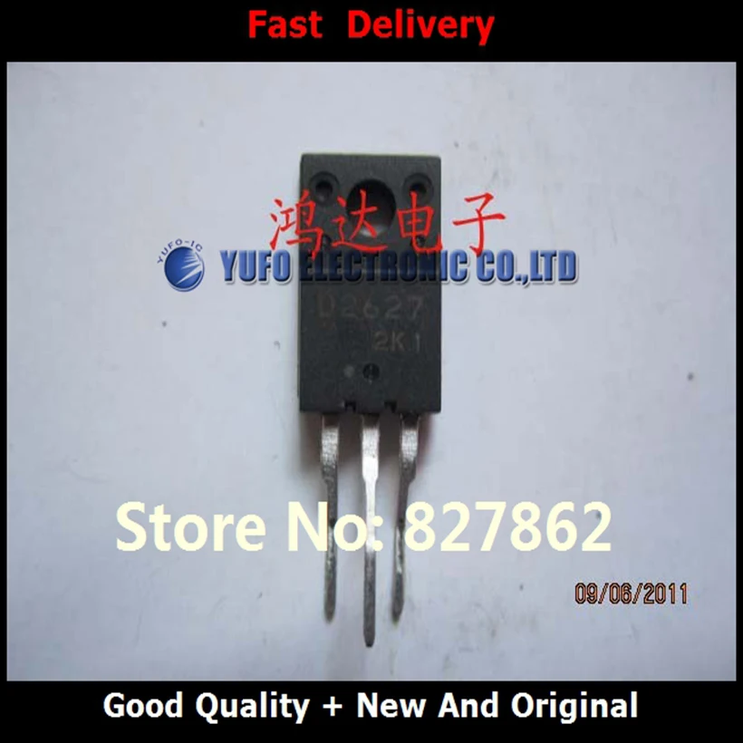 Free Shipping 20PCS  New Original D2627 2SD2627 TO-220f YF1118