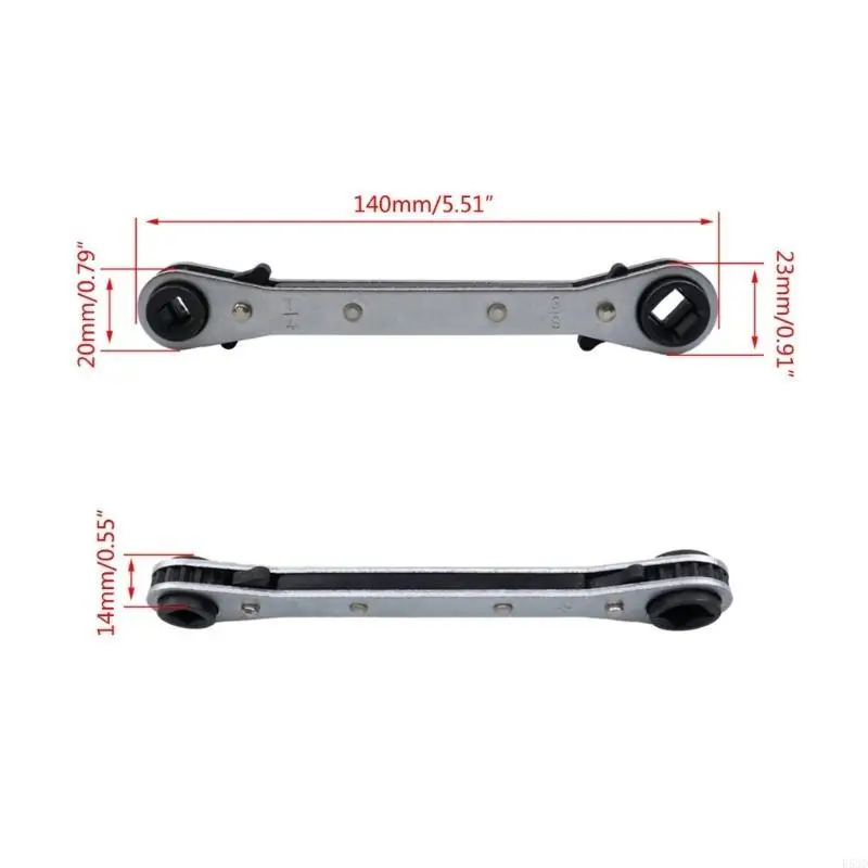 

R53D Bit Adapter for HVAC Equipments Repair Valves Cores HVAC Service Wrench
