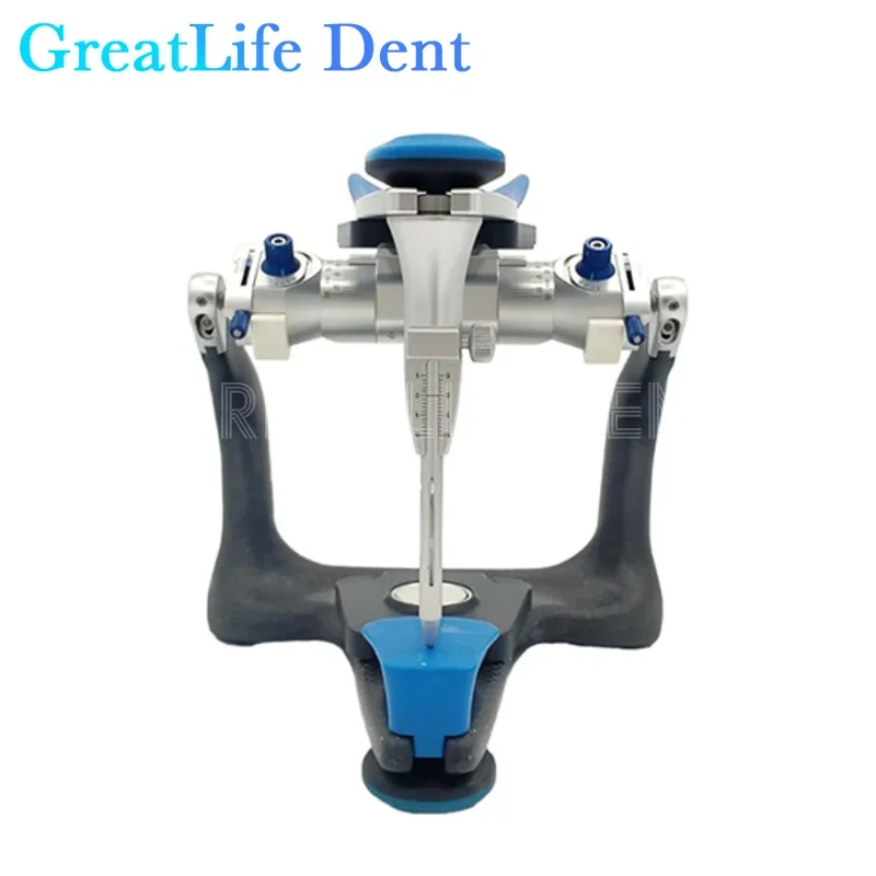 GreatLife Dental Lab Articulatory z włókna węglowego W pełni regulowany zestaw do twarzy z dokładnym tynkiem kompatybilny z systemem Amann