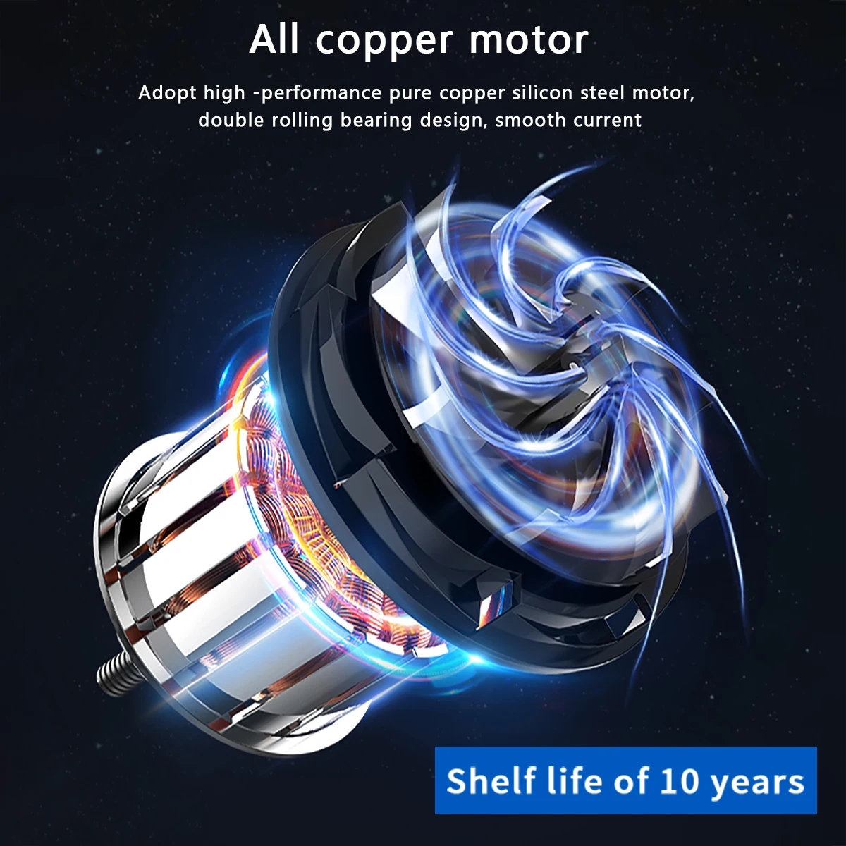 52 Inch Large Industrial Fan and Remote 6 Speed Reversible Quiet DC Motor 6 ABS Blade Modern Ceiling Fan