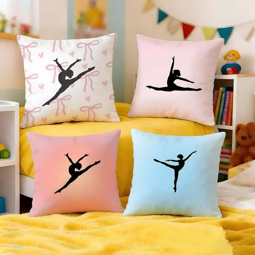 dance steps Cushion Cover Premium Soft Pillowcase Skin-Friendly Breathable Multi-Purpose for Home Office Travel