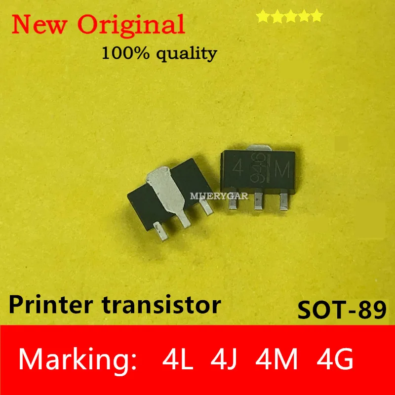 

(10-200 шт./лот) 100% новый, маркировка: 4L 4J 4M 4G SOT-89 3-контактный транзистор для принтера, бесплатная доставка, чип и ИС