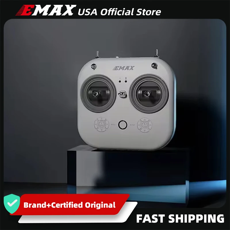 EMAX USA Official 2.4G ELRS E8 Remote Transmitter for FPV Racing Drone Airplane Tinyhawk Parts