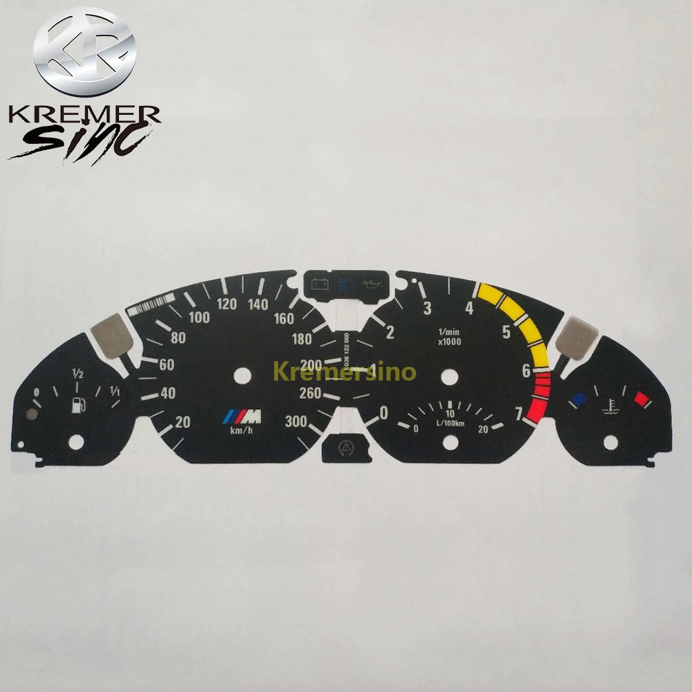 Gauge Face Dashboard Overlay Sticker Paper for BMW E46 Change to M3 Type E46 Instrument Sticker Dashboard Layer Sticker Retrofit