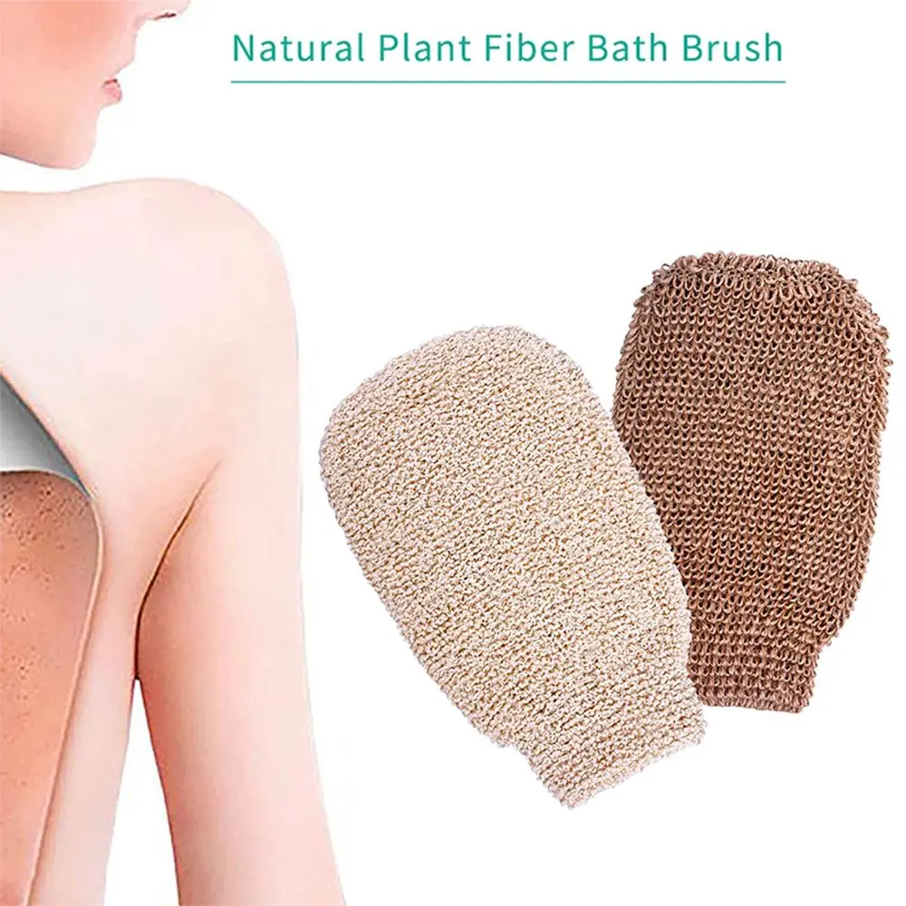 Sponge Scrubber Bathing Accessories Bath Peeling Mitt Exfoliating Glove Fingers Bath Towel Body Scrub Gloves Shower Body Brush