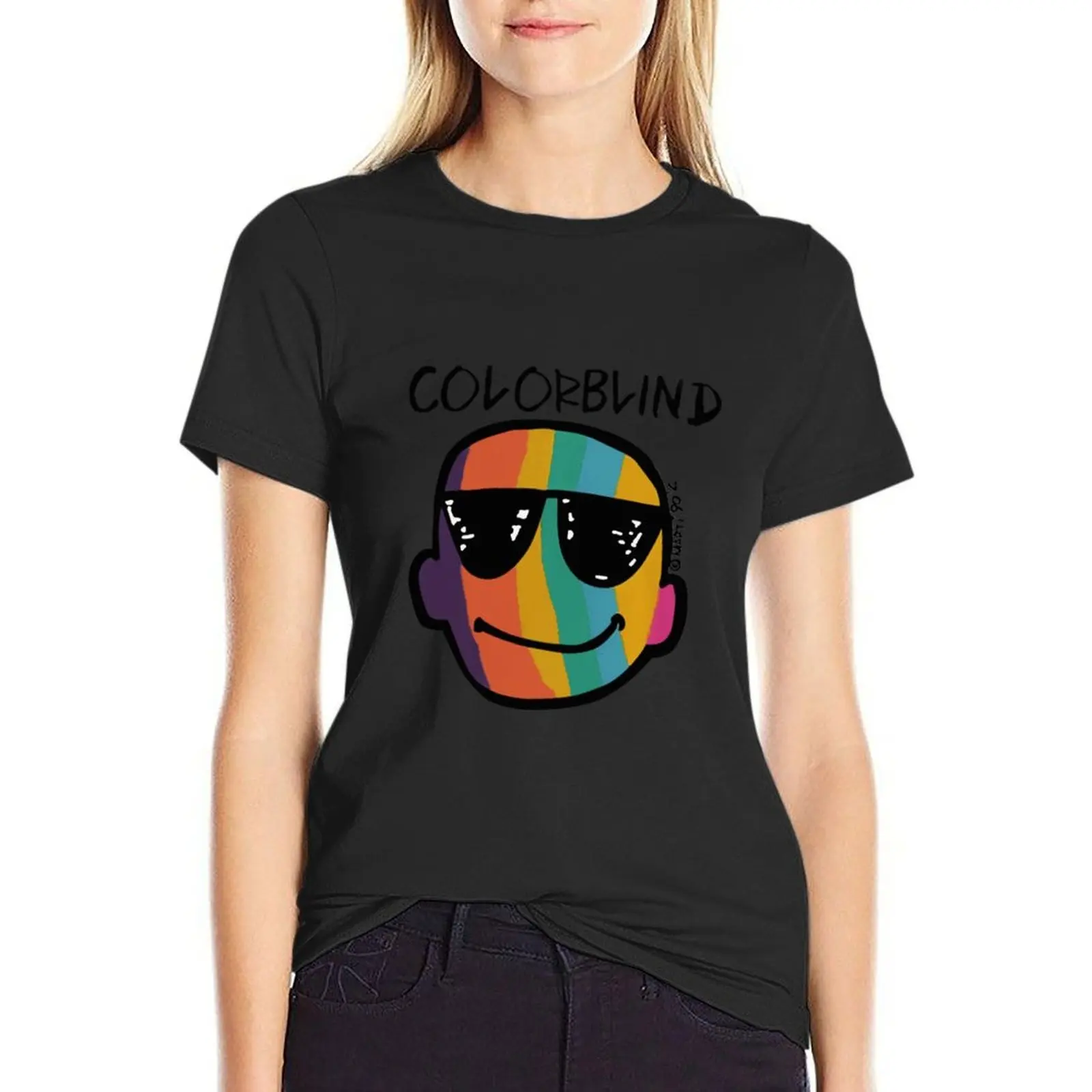 colorblind T-Shirt vintage clothes customizeds ariat shirts for Women