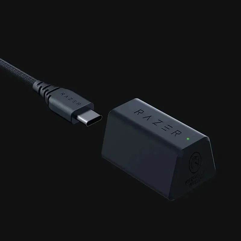 جهاز استطلاع hypercortal أصلي لاسلكي True Dongle ، كوبرا برو فايبر V2 ، deathader V3 برو باسيليسك V3 برو ماوس ، 8 كيلو هرتز