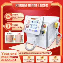 Diode Laser Hair Removal Machine 3 Wavelength 755 1064 808nm Laser Ice Platinum Permanent Painless Hair Removal Alexandrit CE