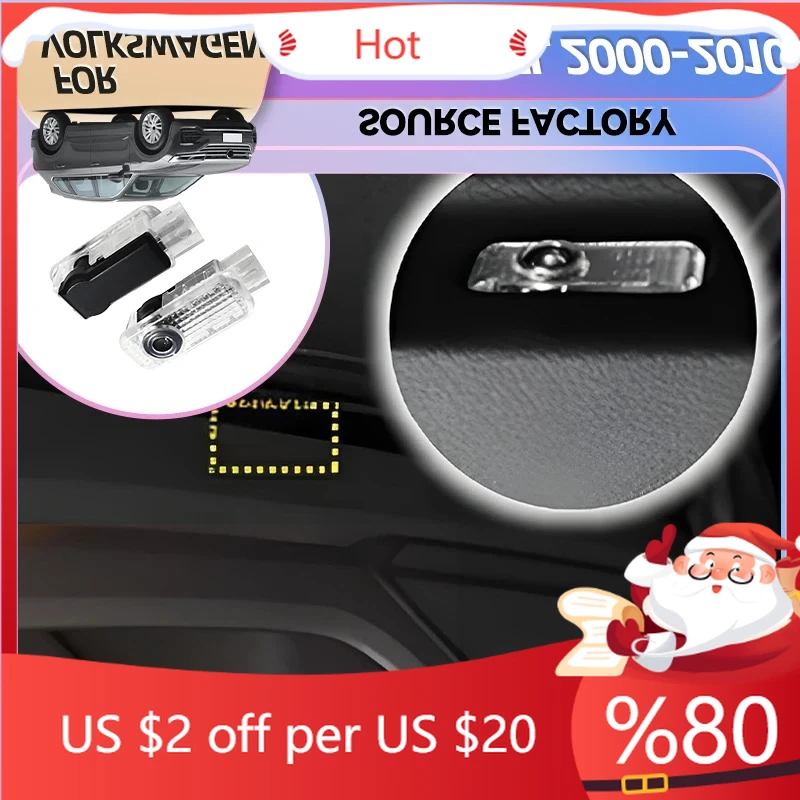 

Горячая продажа для VW VOLKSWAGEN, популярные антенны, светодиодные двери автомобиля, добро пожаловать, призрачная тень, проектор, фонари, аксессуары для VW Touareg 7L 2004-